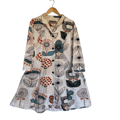 Megan Salmon dress/coat size 10 