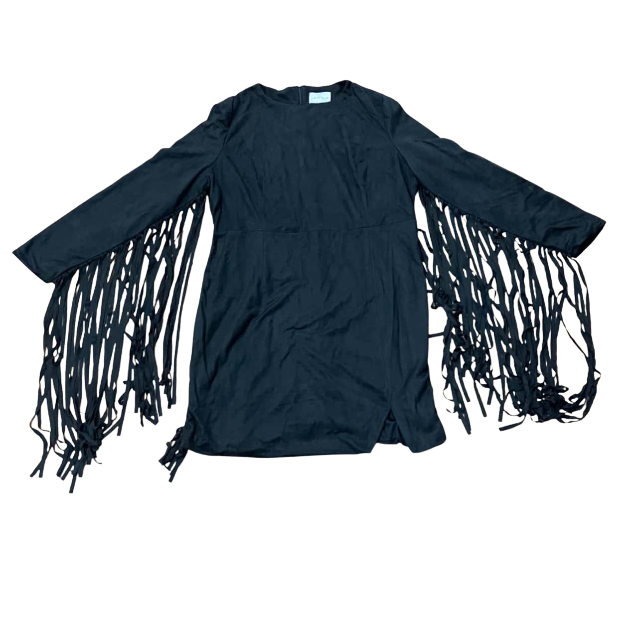 VAVISH ALICE Curve Tassel Dress Size 24 Black