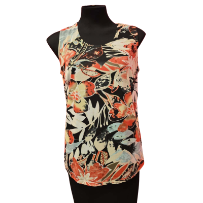 Noni B Womens  Size M Orange Sleeveless Top and Jacket