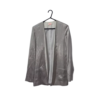 Sass & Bide ‘Sharp Line’ Silver Jacket Size 10 