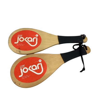 Jookari Champ Model Vintage Wooden Rackets x2 