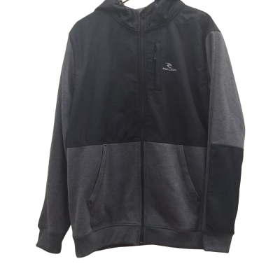 Rip Curl Mens Size XL Hood Jacket Black / Grey (3) 