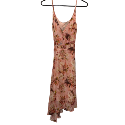 Pink Floral Dress Size 8