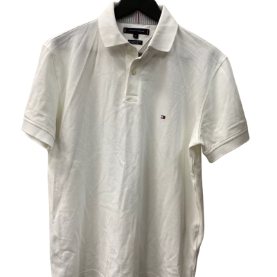 Tommy Hilfiger polo shirt Mens  Size M White 
