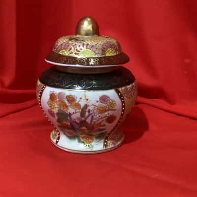 Satsuma Style Lidded Ginger Jar
