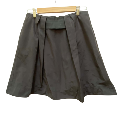 Cue Womens  Size 10 A-Line Skirt Black  