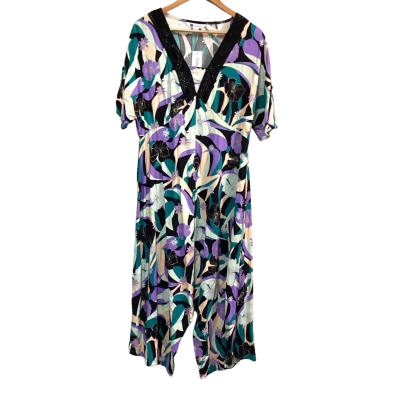 BNWT Rockmans Womens  Size 14 Casual Dress / Floral Dress / Short Sleeve Dress  Floral / Multicoloured 