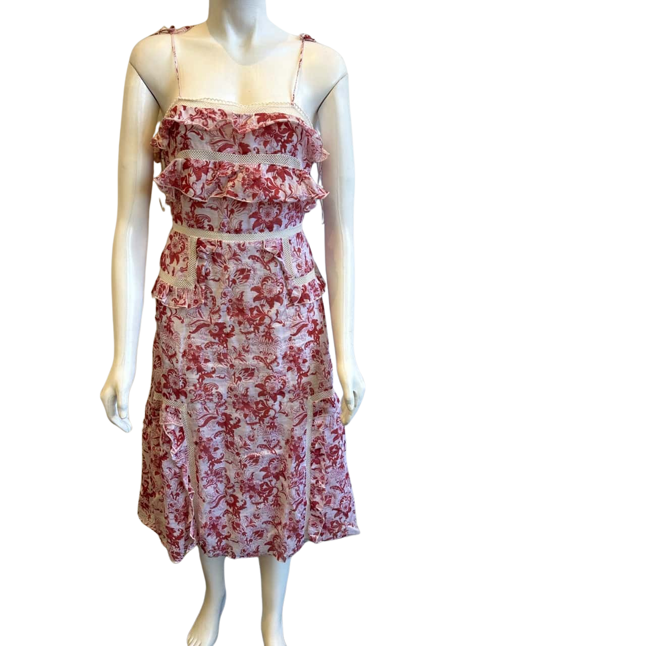 knee length dresses for ladies Stevie Lace Midi Dress main image 0