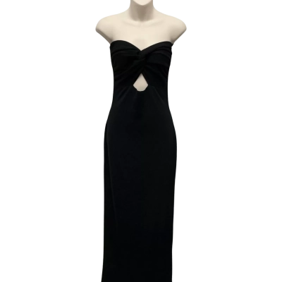 White Haven Womens  Size 12 Strapless Dress Black  