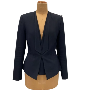 Saba Womens Tailored Jacket Size 10 Black  