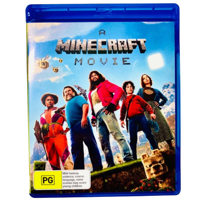 A Minecraft Movie Blu-Ray DVD