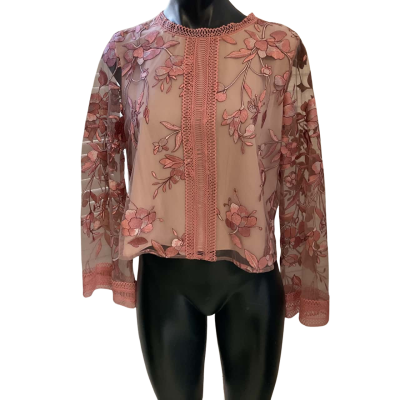 Forever New Womens  Size M Blouse Pink  