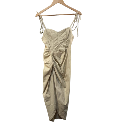 CIDER Womens size S Casual Dress Beige 