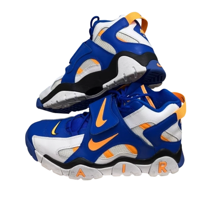 Nike Air Barrage mid sneakers in ‘Racer Blue’