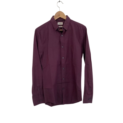 Marcs Mens  Size XS Long Sleeve Shirt Purple 