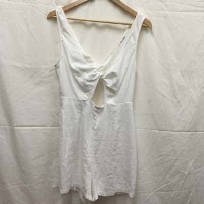 Miss Shop Womens Size 12 Playsuit White 