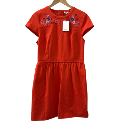 BNWT Red Embroidered Tiger Dress - Size 12 
