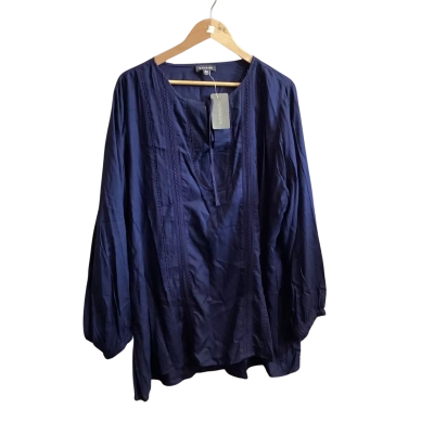 Autograph Womens  Size 22 Long Sleeve Top Blue 
