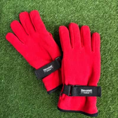 Thinsulate Red Gloves Size S/M 