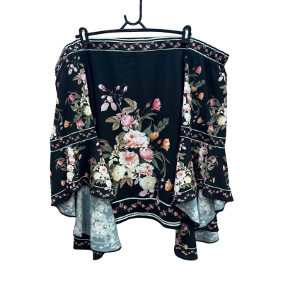 BNWT City Chic Womens  Size XL Floral Tuscan Border Top 
