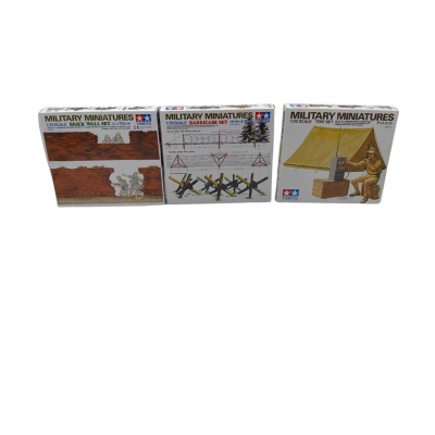 Set of 3 Tamiya 1/35 Military Miniatures Model Kit