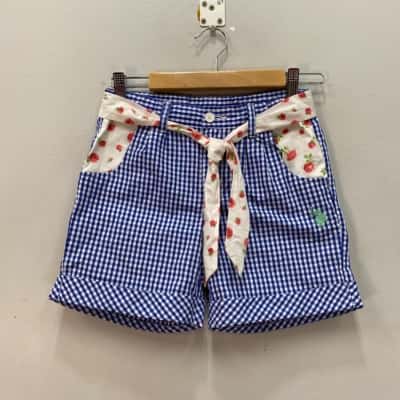 U.S. Polo Assn. Girls Size 10 Shorts Gingham 
