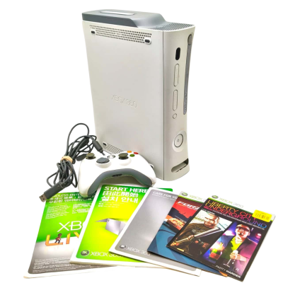 Xbox 360 Arcade Complete With Controller, Mains Power Supply (Tested & Tagged For Electrical Safety) Plus Booklets