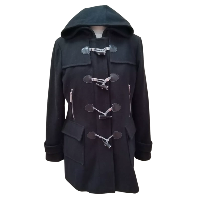 Womens Michael Kors Black Coat Size M
