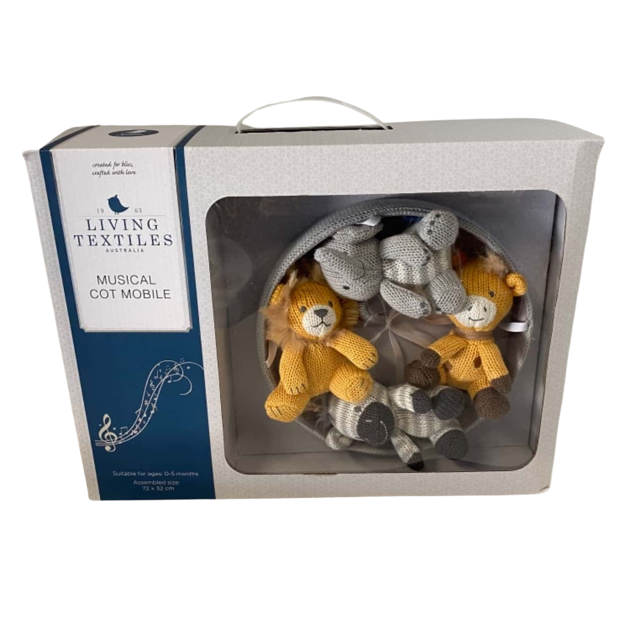 Living Textiles Australia Musical Cot Mobile Kids Green / Yellow (s)