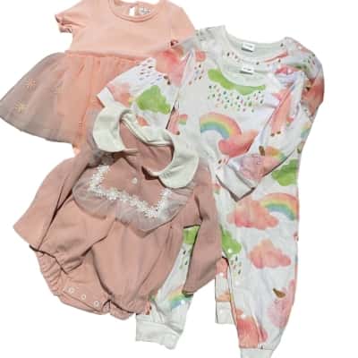 9 to 12 months baby girl bundle , new 