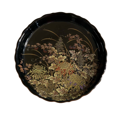  Vintage Tenmoku - Kiku Collectable plate