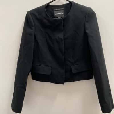 Country Road BNWT  Size 4 Cropped Jacket Black  