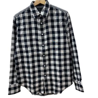 Rag & bone Mens  Size S Checked Shirt Black  / Checked / Grey / White 