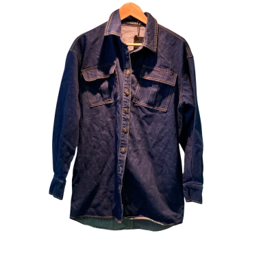 Lioness Womens  Size S Long Sleeve Dress Blue 