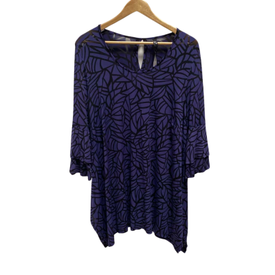 TS Womens  Size S Purple Pattern Top