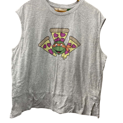 Peter Alexander Womens  Size L Pyjama top. Teenage Ninja TurtlesGrey 