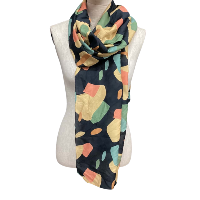  Karla Cola Silk Blend Scarf Multicoloured 