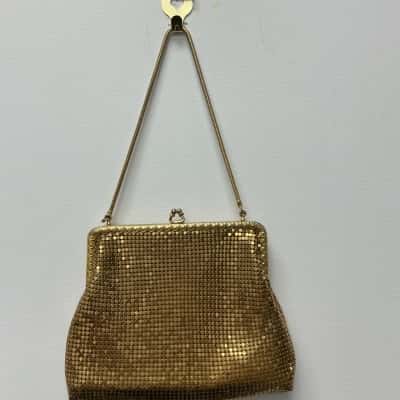 Park Lane small gold, Glomesh style handbag 