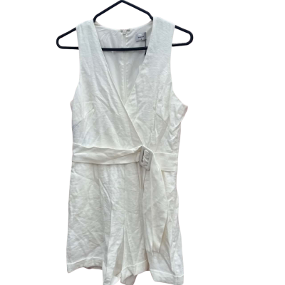 Sheike Womens Size 10 Jumpsuit White 