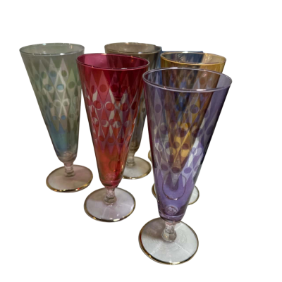 6 Colour Glasses 70’