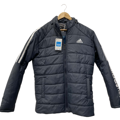 Unisex Puffer Jacket Navy Blue / White 
