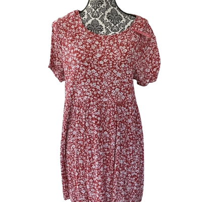 Cotton On Womens  Size M Mini Dress Floral / Orange / White 