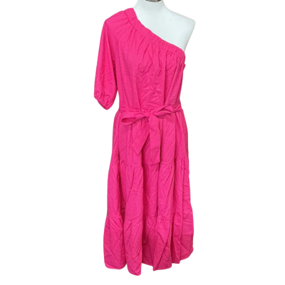 Jeanswest Womens  Size 14 Off The Shoulder Dress Pink  