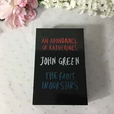 John Green - An Abundance of Katherines & The Fault in Our Stars Hardcover Books