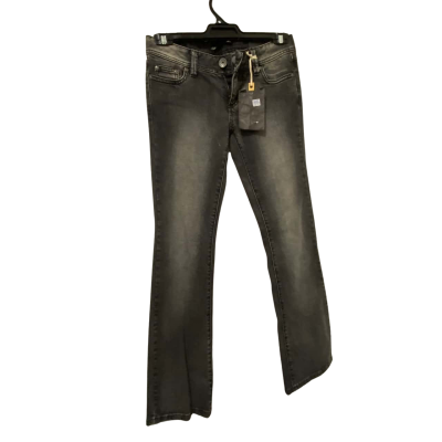 Grab DENIM Womens  Size 10 Low Rise Jeans / Wide Leg Jeans Grey 