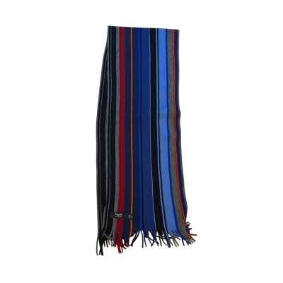  Bugatti - Mens Multicoloured Wool Scarf