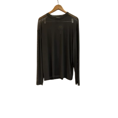 Dangerfield Womens  Size L Black mesh top