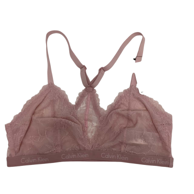 Calvin Klein Womens  Bra Size L Pink  