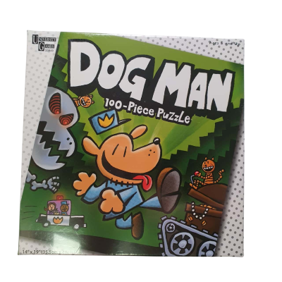 Dog Man 100 Piece Puzzle - New Sealed