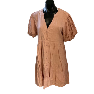 GRACE & CO  Womens  Size 8 Babydoll Dress Pink  